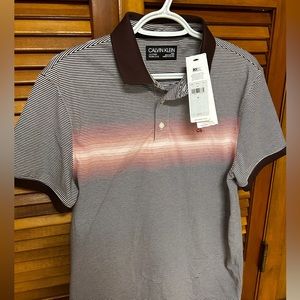 Calvin Klein men’s Liquid Touch Polo. Size Med. Brand New with tags.